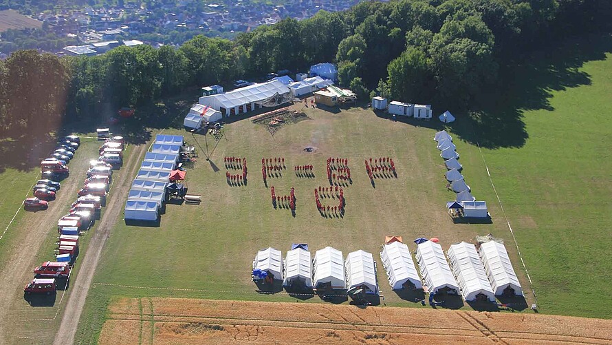 Kreiszeltlager der Jugendfeuerwehren in Göppingen